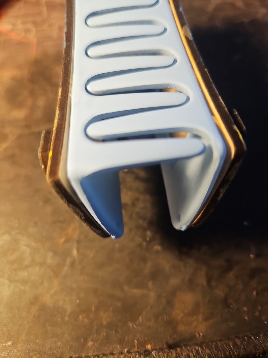 Handmade 3D Wood Cut Mermaid Hair Claw Clip 4" - Hand Painted and Assembled