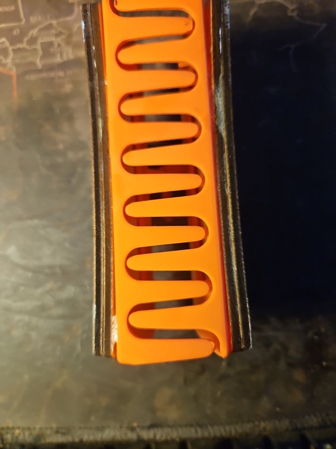 Handmade 3D Wood Cut "Beach Life" Hair Claw Clip 4" -Hand Painted and Assembled