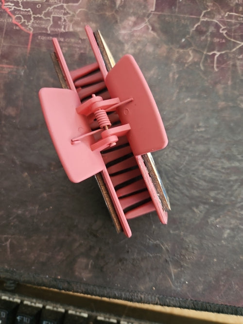 Handmade 2D Wood Cut Boat Anchor Hair Claw Clip 4" Hand Painted and Assembled