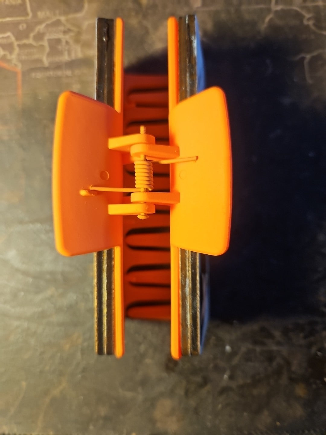 Handmade 3D Wood Cut "Beach Life" Hair Claw Clip 4" -Hand Painted and Assembled