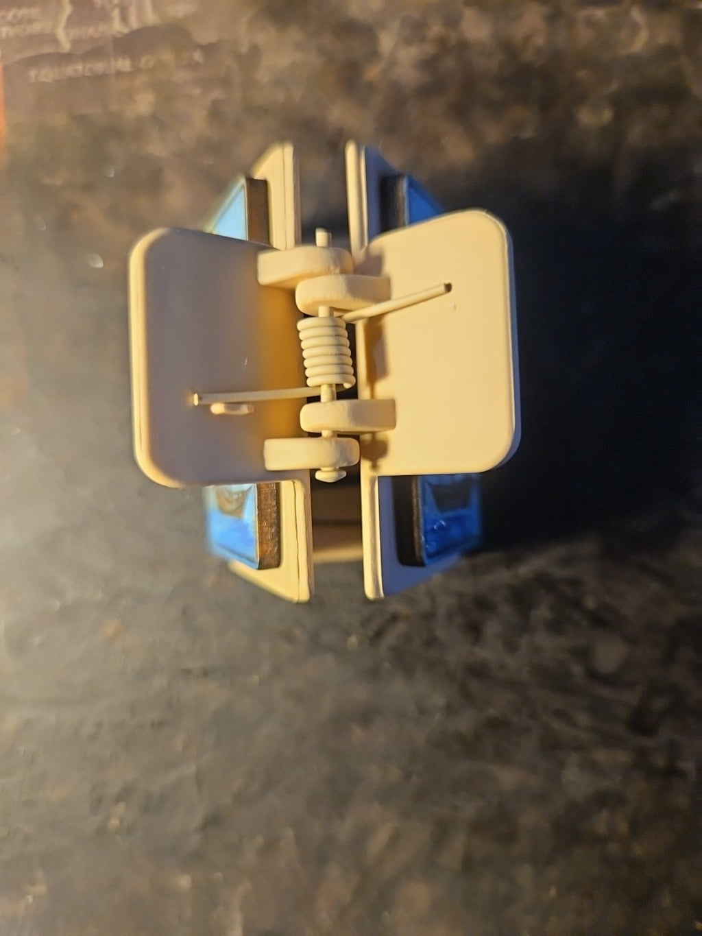 Handmade 2D Wood Cut Sailboat Hair Claw Clip 2" Hand Painted and Assembled