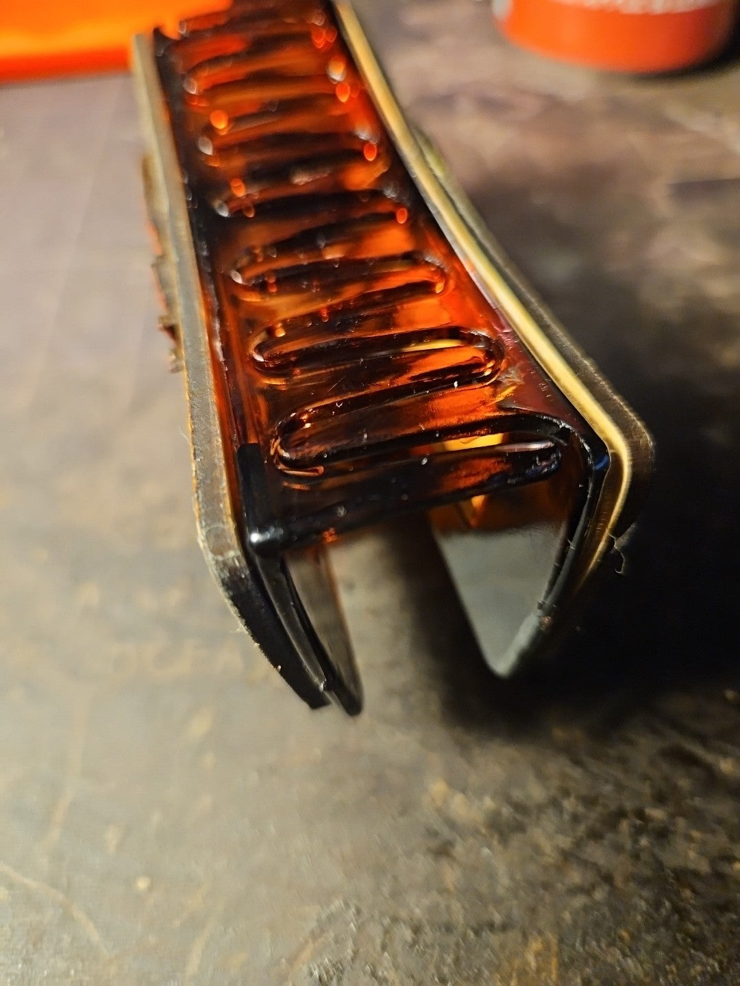 Handmade 3D Wood Cut Lobster On Newspaper Hair Claw Clip 4"- Hand Painted and As