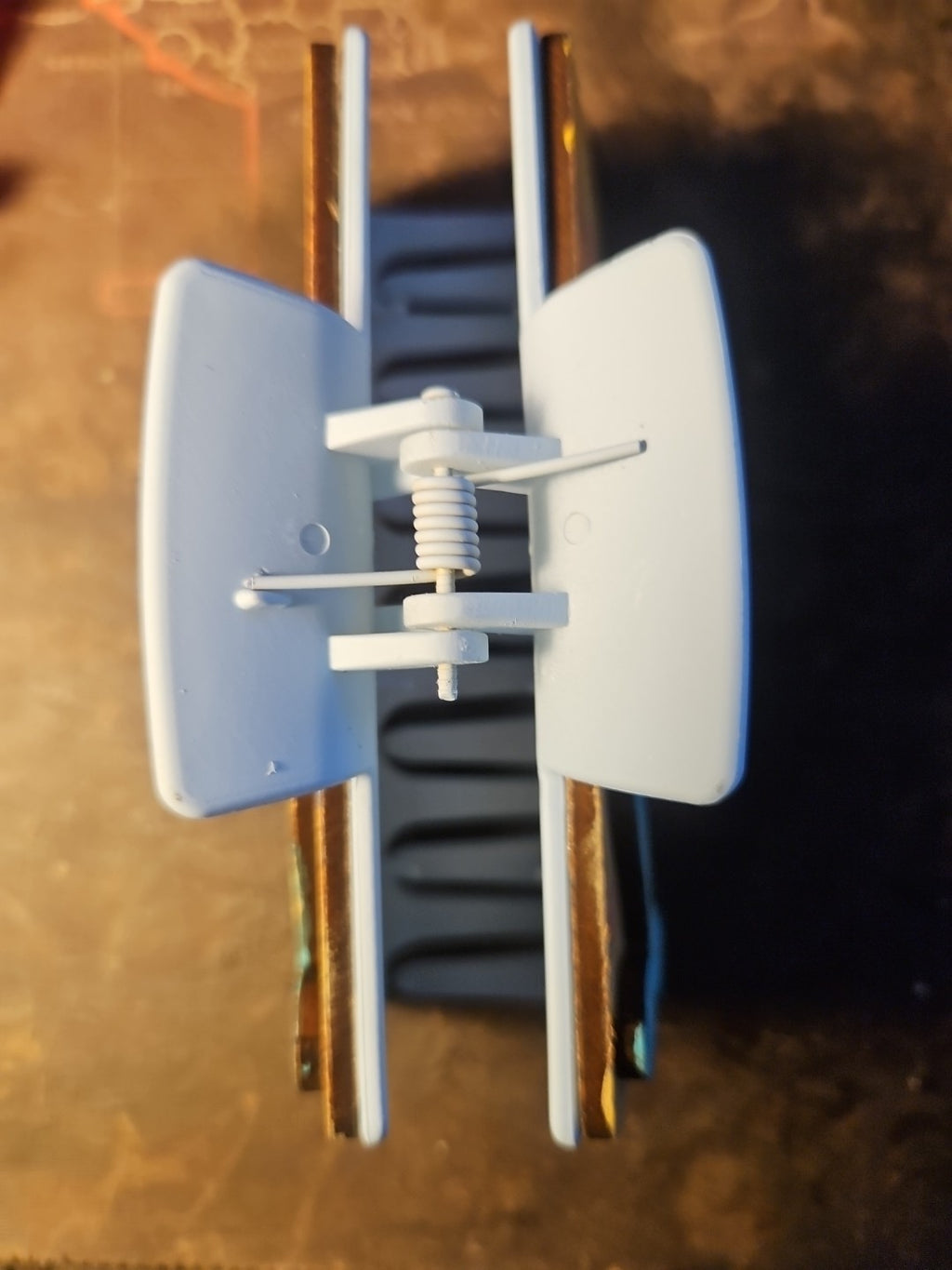 Handmade 3D Wood Cut Mermaid Hair Claw Clip 4" - Hand Painted and Assembled