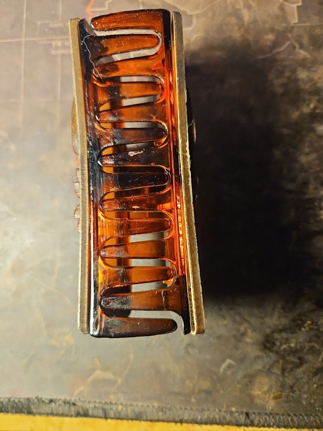 Handmade 3D Wood Cut Lobster On Newspaper Hair Claw Clip 4"- Hand Painted and As