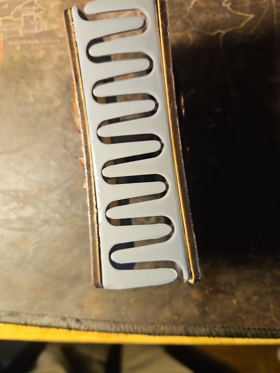 Handmade 3D Wood Cut Lobster On Beach Chair Hair Claw Clip 4"- Hand Painted 