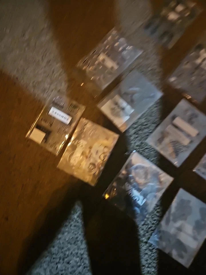 Lot of 73 Sets of Various Clear Rubber Stamps Poly Cling- Stampers Dream!